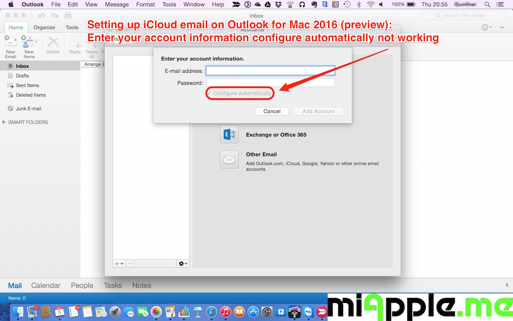 outlook for mac msn email stopped syncing